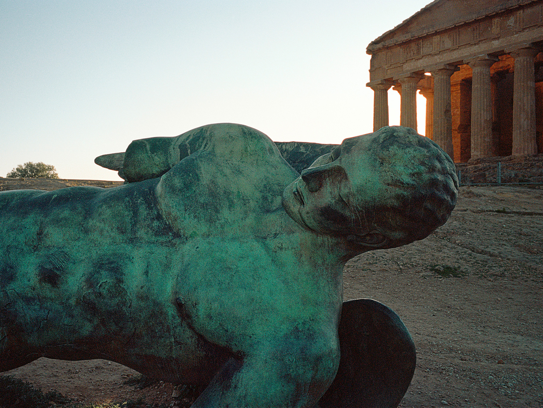   The fallen Icarus,  Valle dei Templi, Agrigento, 2019  