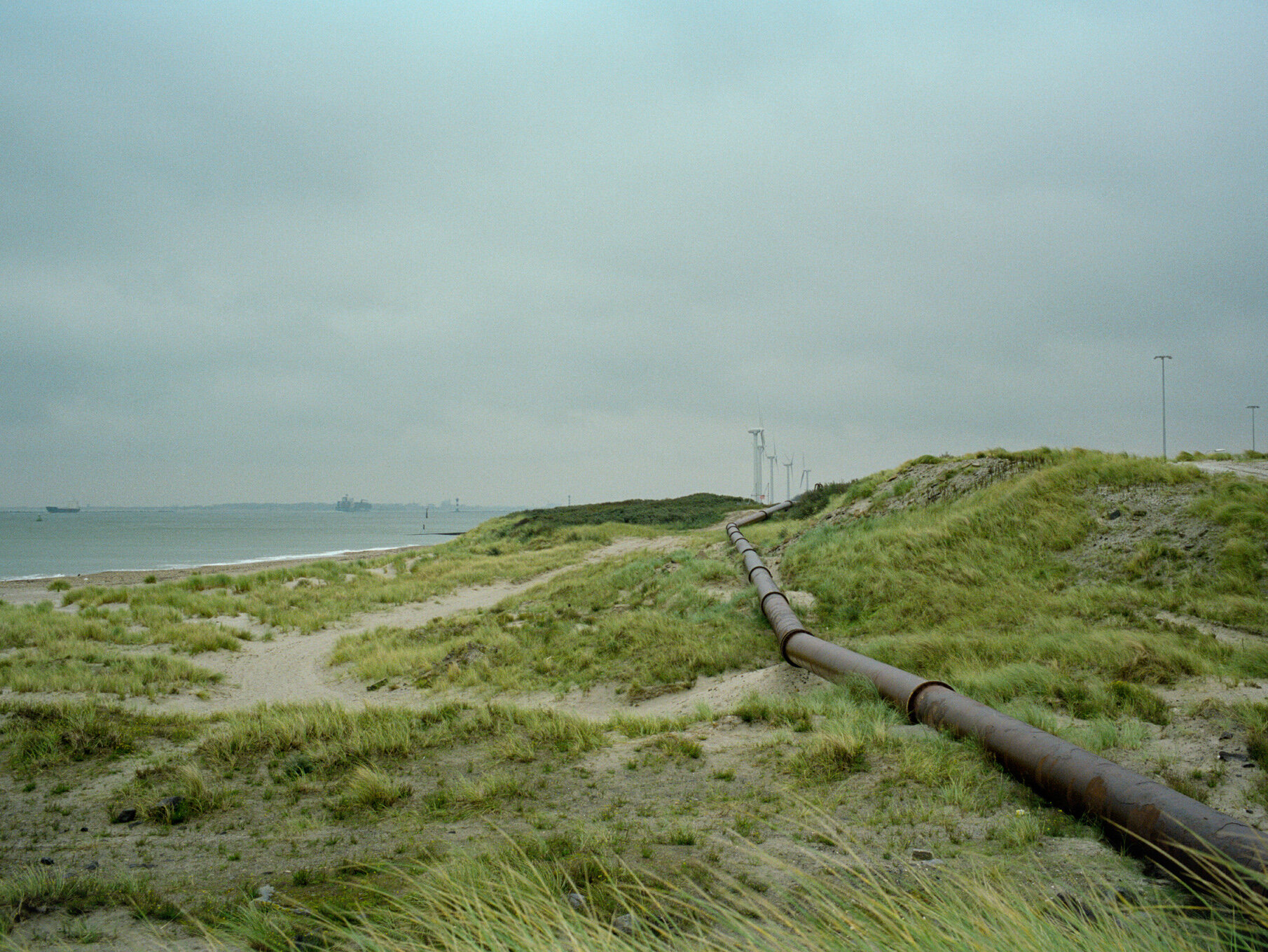   Oil pipeline,  Maasvlakte 2 area, 2010  