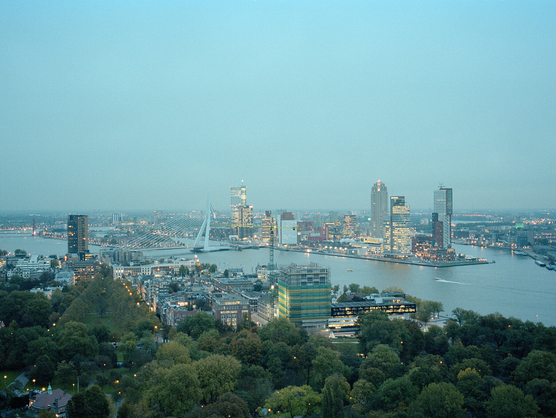  View from Euromast tower, Rotterdam, 2010  