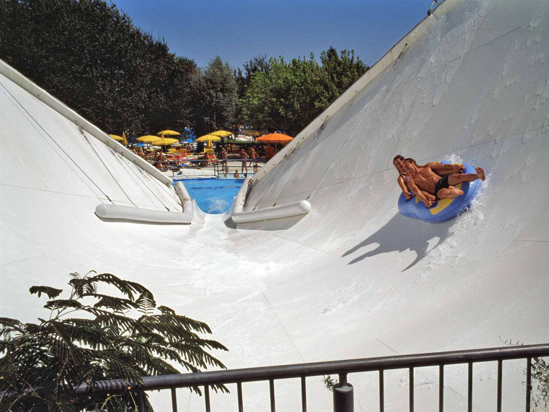   Extreme water slide,  water amusement park,  Riccione, 2008  