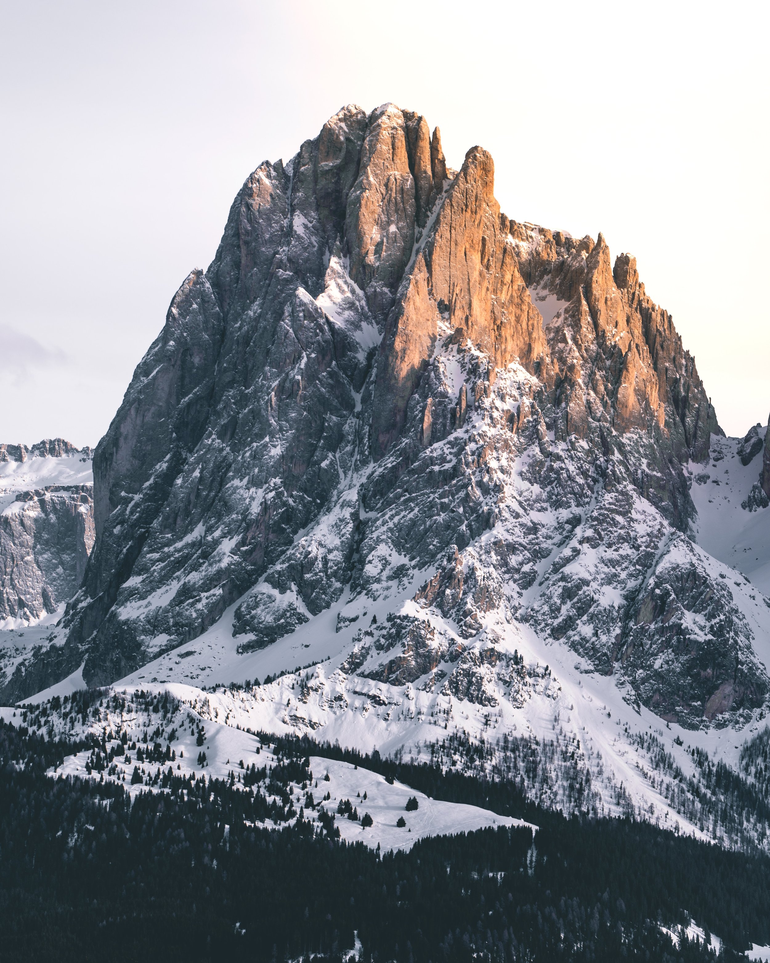 A snowy mountain, showing the journey you can take during therapy in Waterloo Ontario
