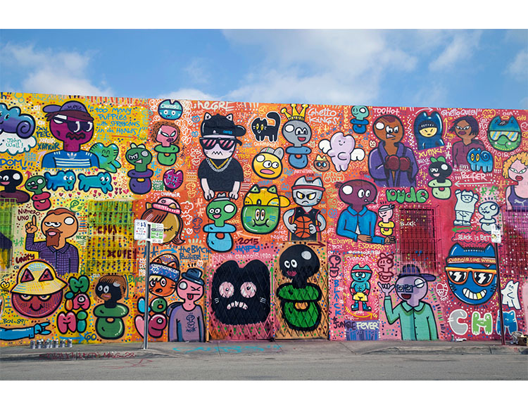  Mur Miami 2015, Détail