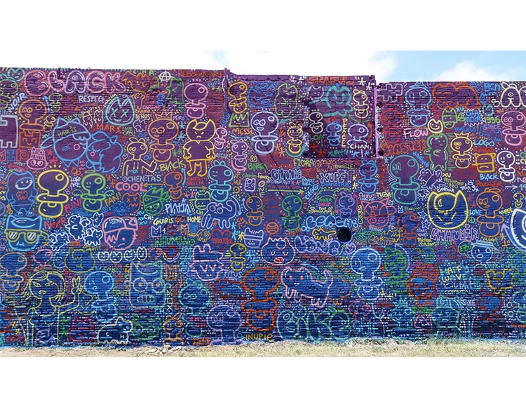 Mur Miami 2014, Détail