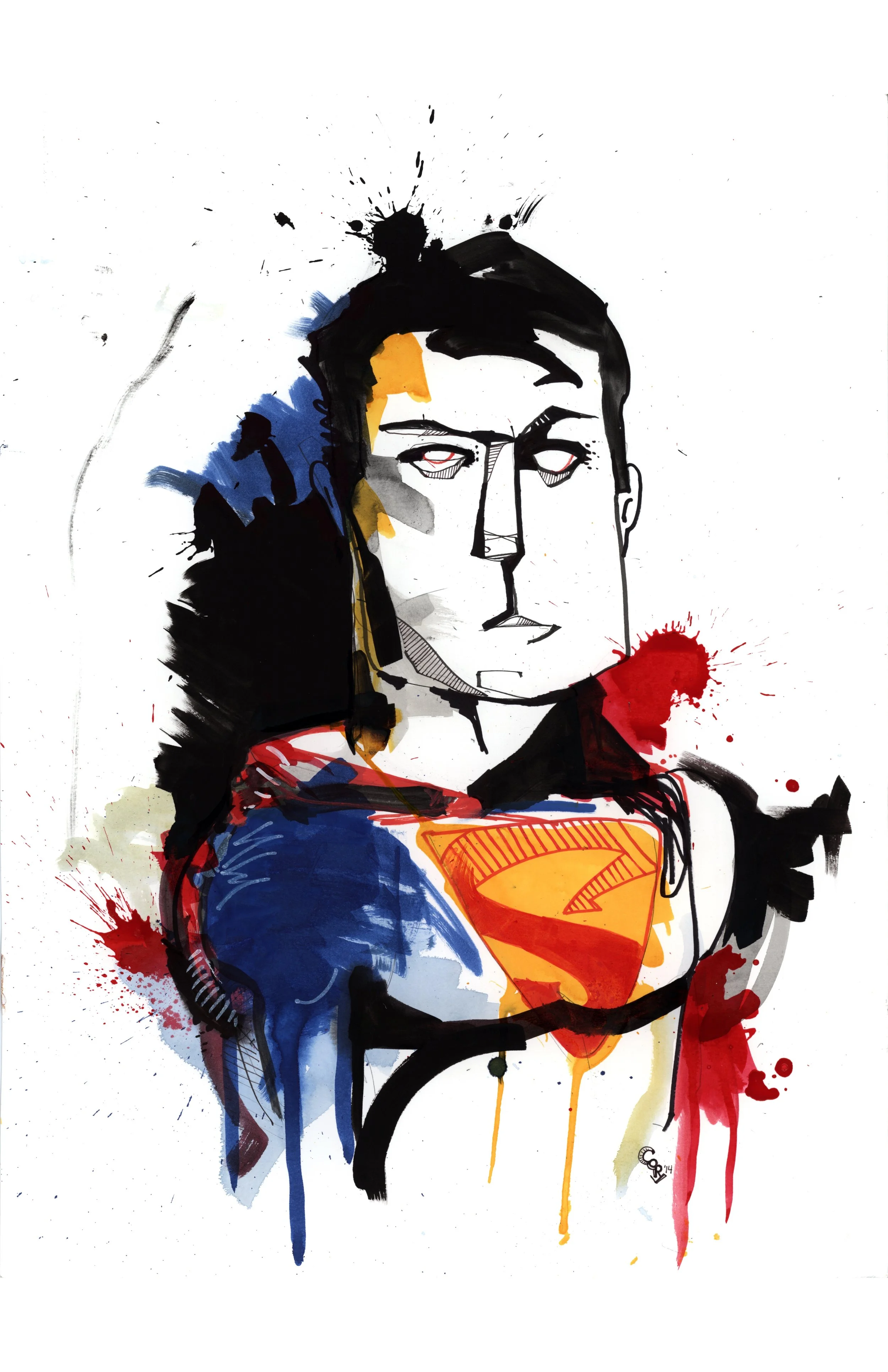 Supes Dadupes Print Unframed
