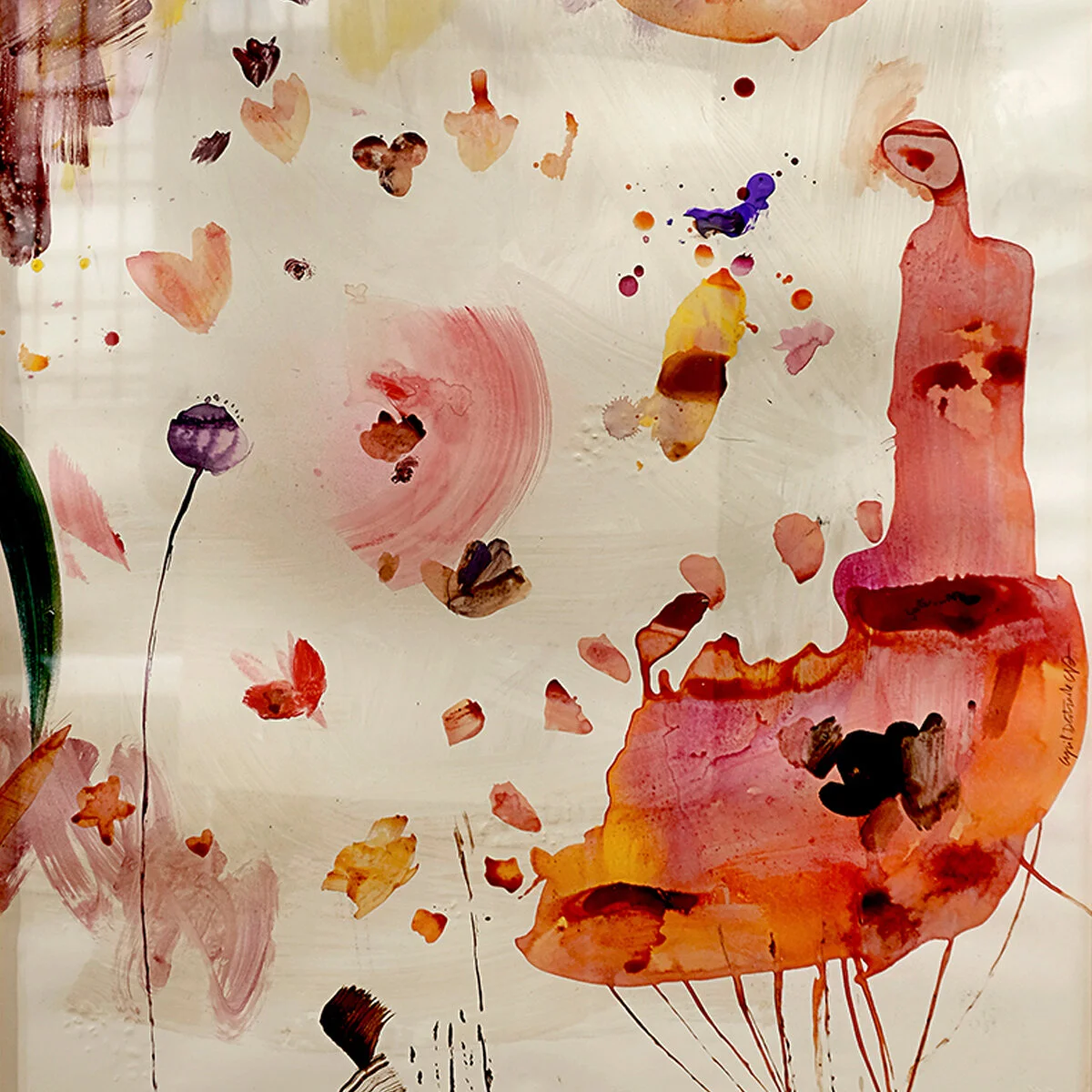 "Floraison" triptych