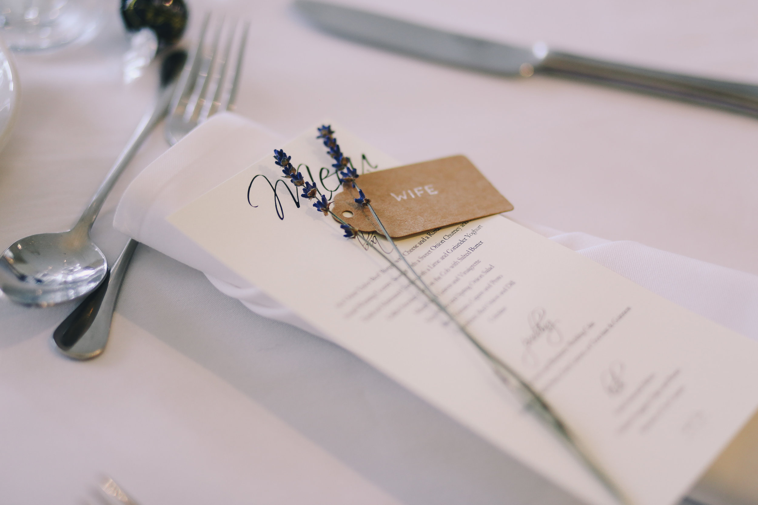 Tailor-made menus to suit your event