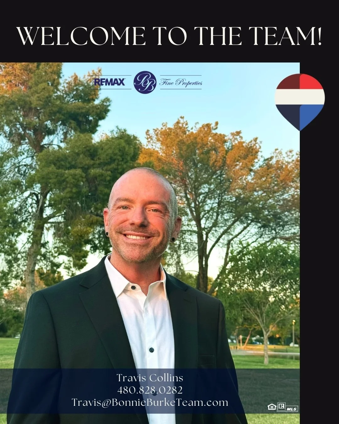 🌵✨ Help us welcome Travis to The Bonnie Burke Team!
We&rsquo;re so excited to have you on board and can&rsquo;t wait to see the amazing things we all accomplish together!

Thinking about Buying or Selling?
📞 Contact Travis Collins - 480-828-0282 - 