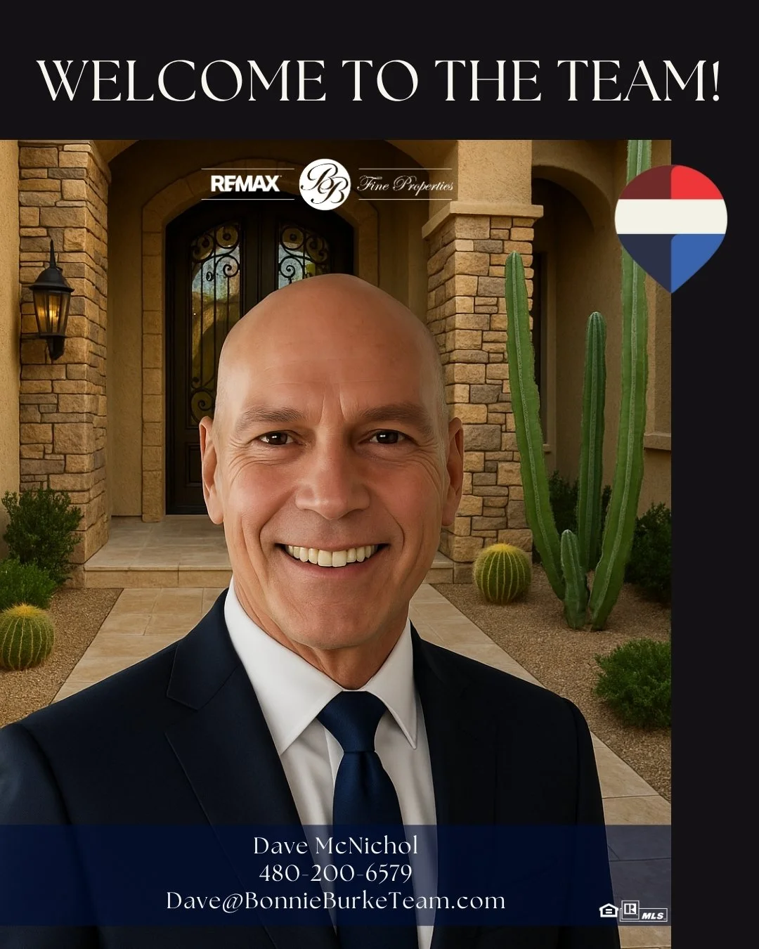🌵✨ Help us welcome Dave to The Bonnie Burke Team!
AZ Realtor since 1993, hundreds of Valley closings, and a pro at luxury, new builds, off-grid &amp; land. We're so excited to have him on board!

Thinking about Buying or Selling?
📞 Contact Dave McN