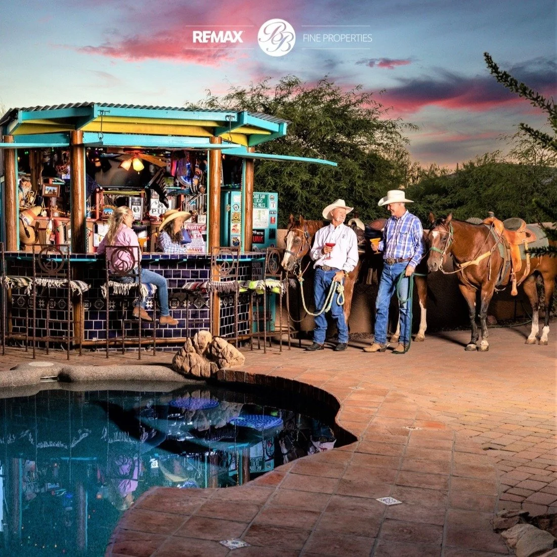 More than a property, it&rsquo;s a lifestyle, and it just hit the market! ✨ 

⚬ 2.5-acre horse property with room for desert toys 🐎
⚬ Split-floorplan interior with Saltillo tile 🌵
⚬ Backyard built for entertaining with pool, spa, bar, &amp; covered