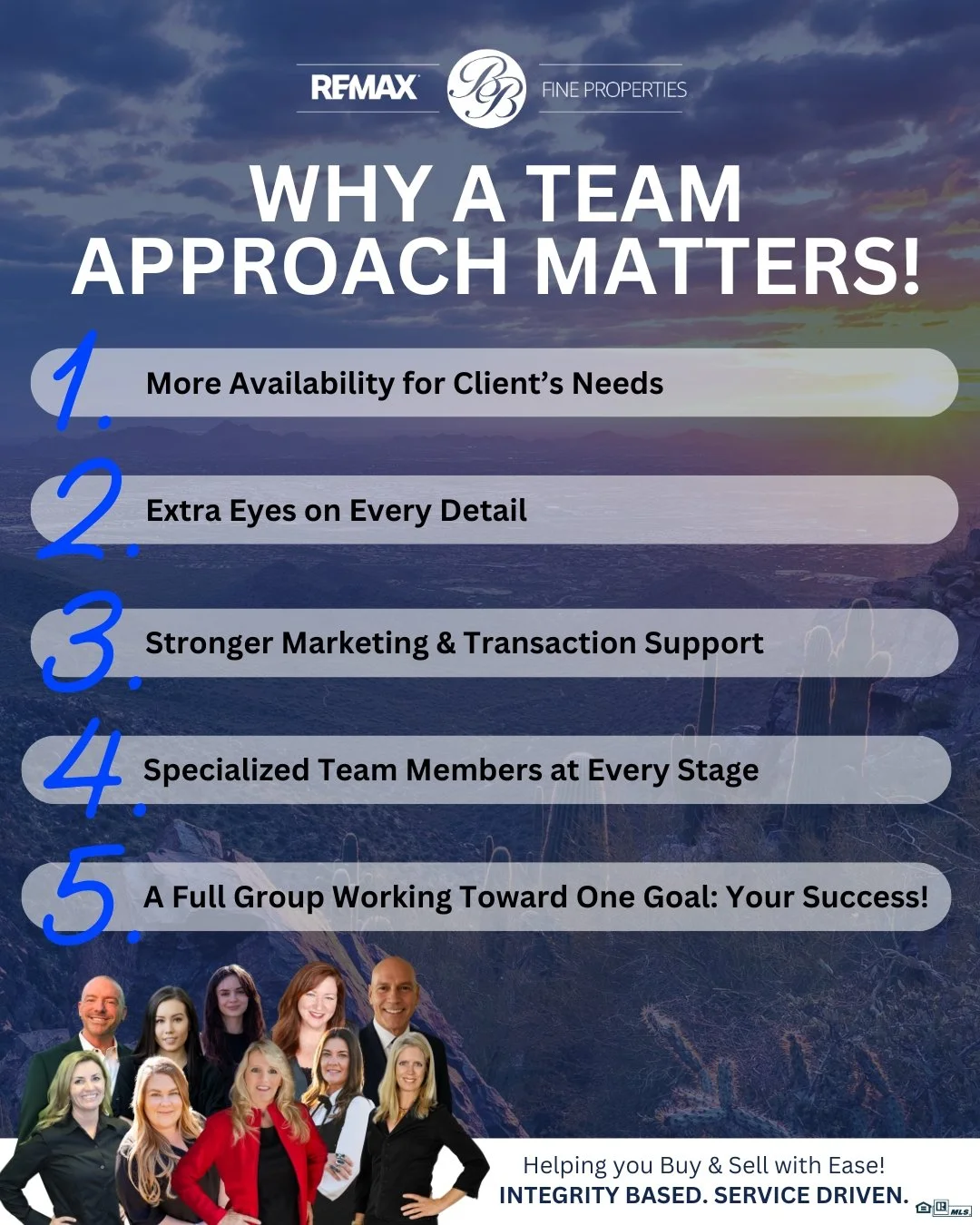 With the Bonnie Burke Team, you get the power of multiple professionals working together on your behalf! More communication, more support, more availability, and more attention to every detail. 🤍🏡

From marketing and negotiations to contracts and c