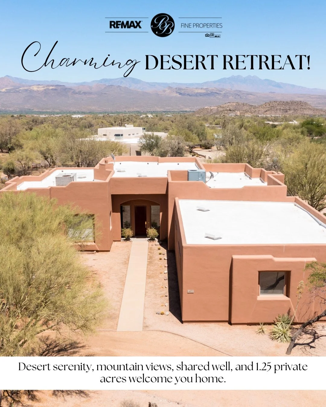✨ 1.25 acres, sweeping mountain views, and the space and privacy of Rio Verde Foothills living. 🌵

🏡 This beautifully maintained single-level home offers a peaceful desert setting with plenty of room to spread out, entertain, and enjoy the Arizona 