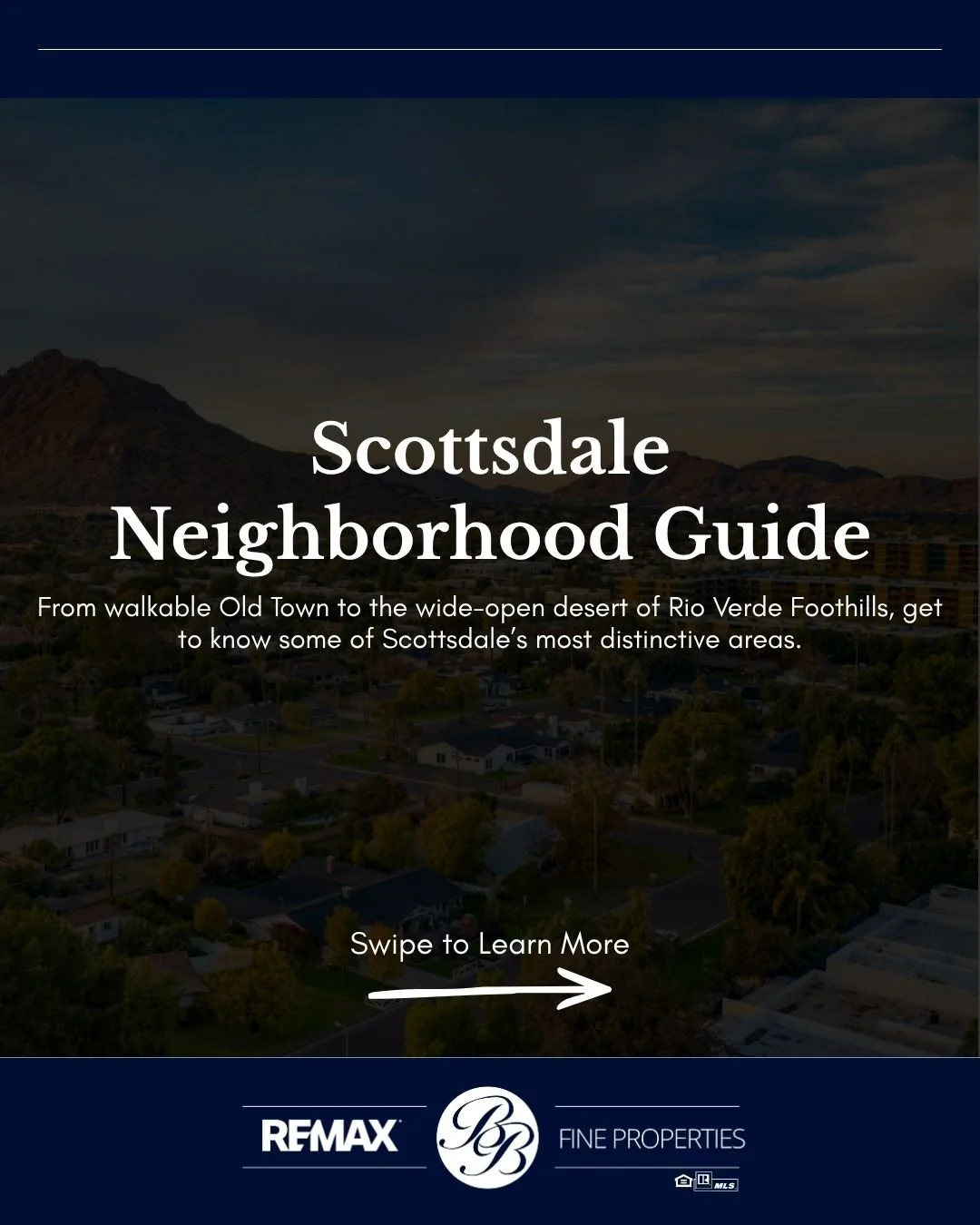 ✨ From the energy of Old Town to the wide-open desert of Rio Verde Foothills, there&rsquo;s a side of Scottsdale for just about every lifestyle. 🌵

Whether you&rsquo;re looking for walkable dining and entertainment, golf and resort-style living, est