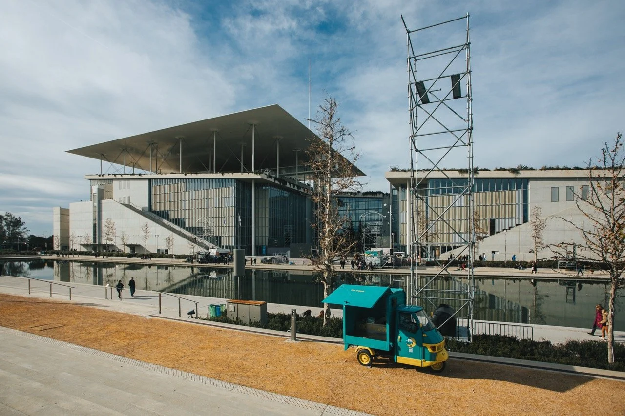 A sunny winter day at the SNFCC with friends