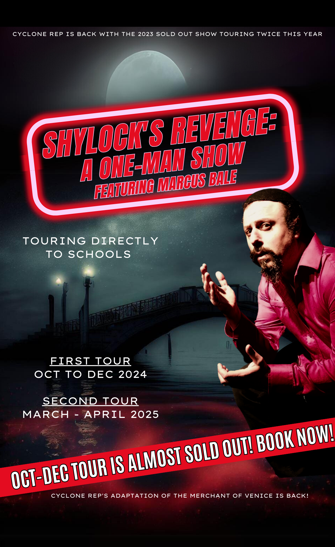 Cyclone Rep Booking Shows