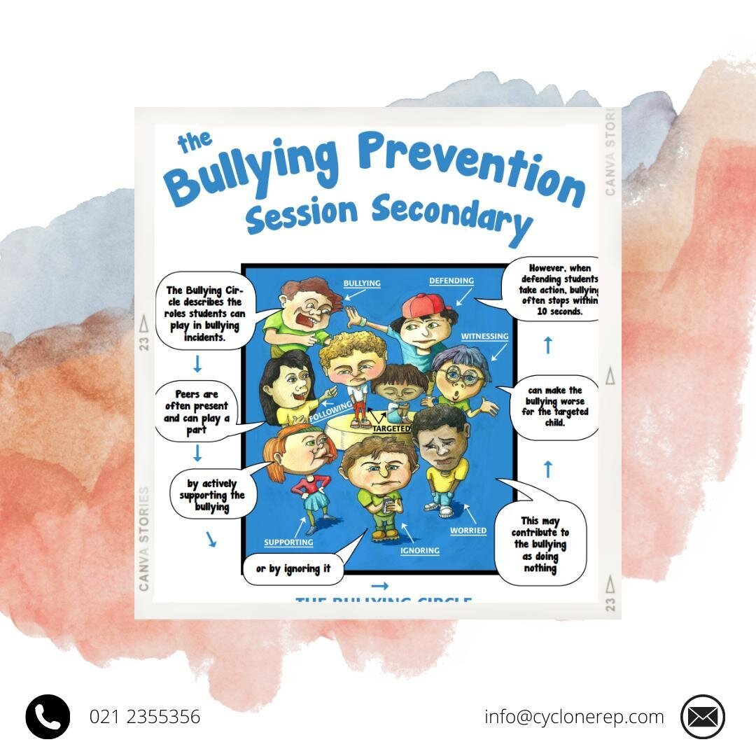 Our Bullying Prevention Session Online presented, by Dr Peadar Donhoe, has some availability over the next coming weeks. If you would like to book or want some more information contact us on 021 2355356 or email info@cyclonerep.com #Online #BullyingP