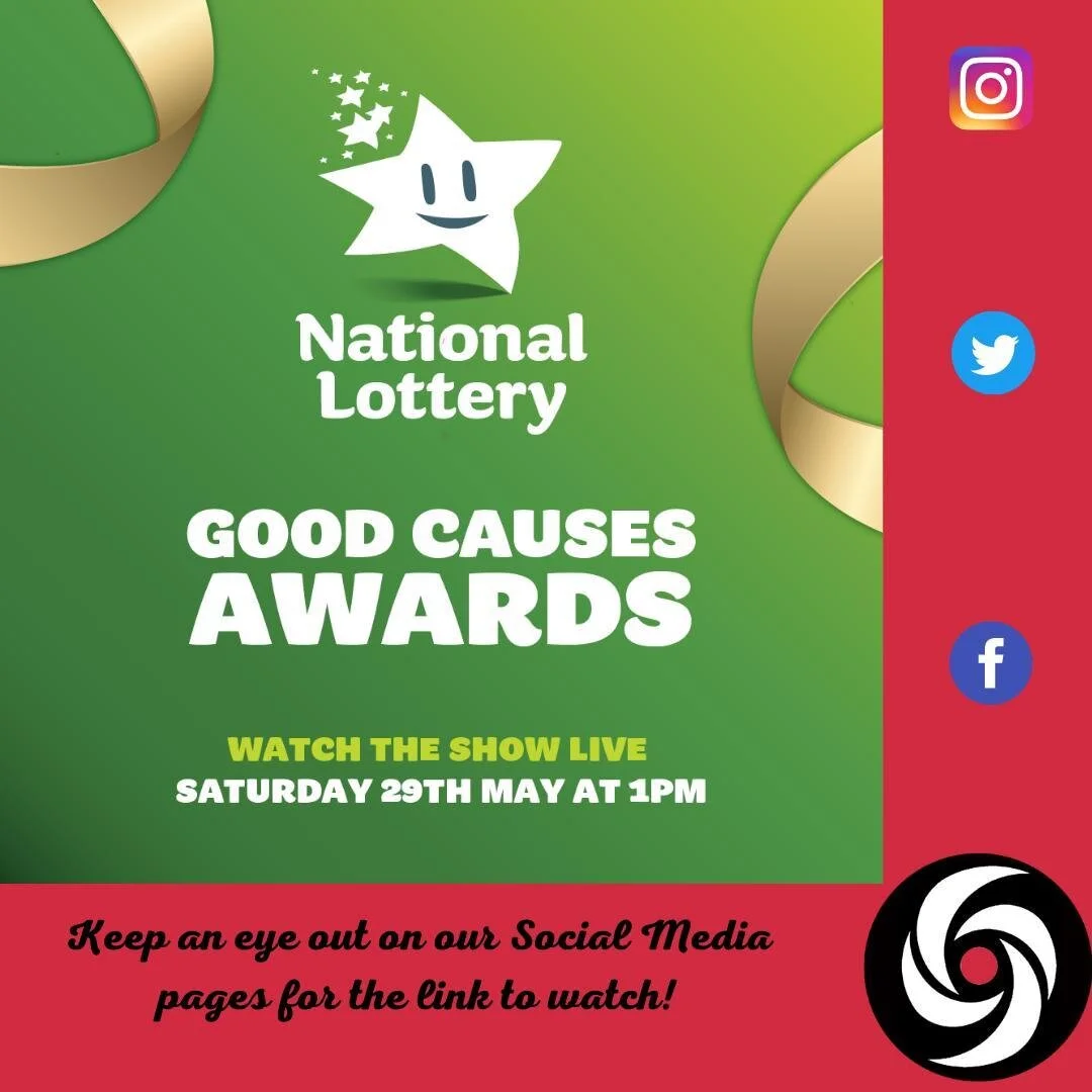 Join us on Saturday 29th May at 1pm for the National Lottery Good Causes Awards show! We will post the link to ceremony on the morning of the awards... Keep and eye out! #GoodCausesAwards #NationalLotterry #Cyclonerep #Wearefinalists