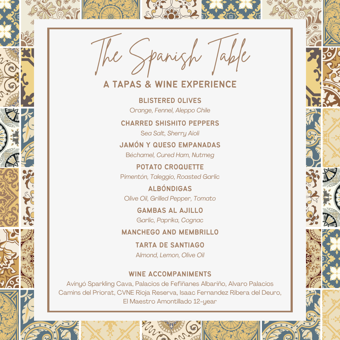 The Spanish Table: A Tapas &amp;amp; Wine Experience