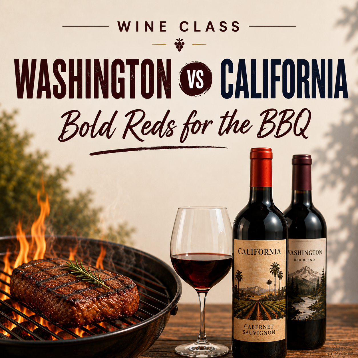 Washington vs California: Bold Reds for the BBQ