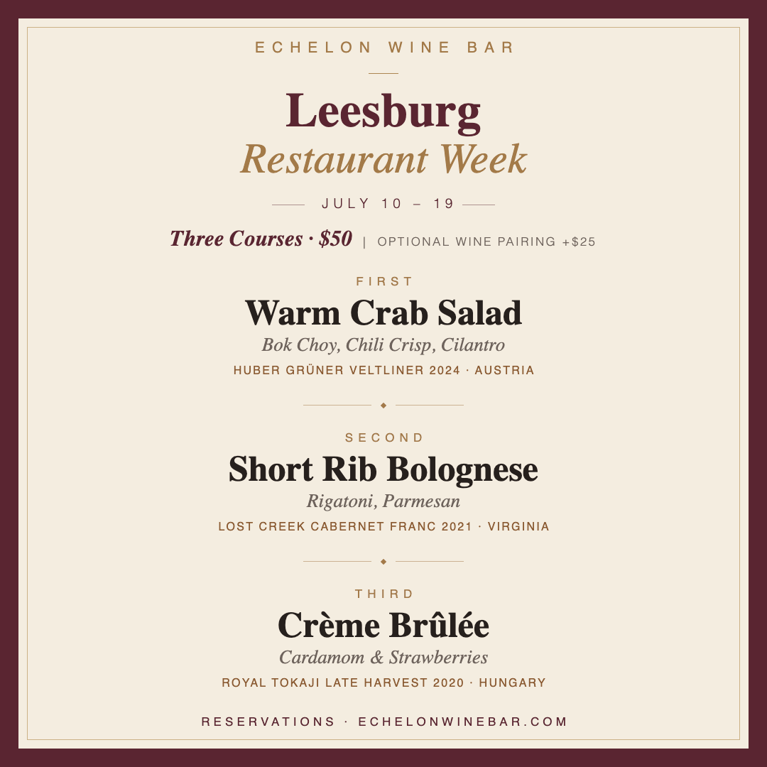 Leesburg Restaurant Week