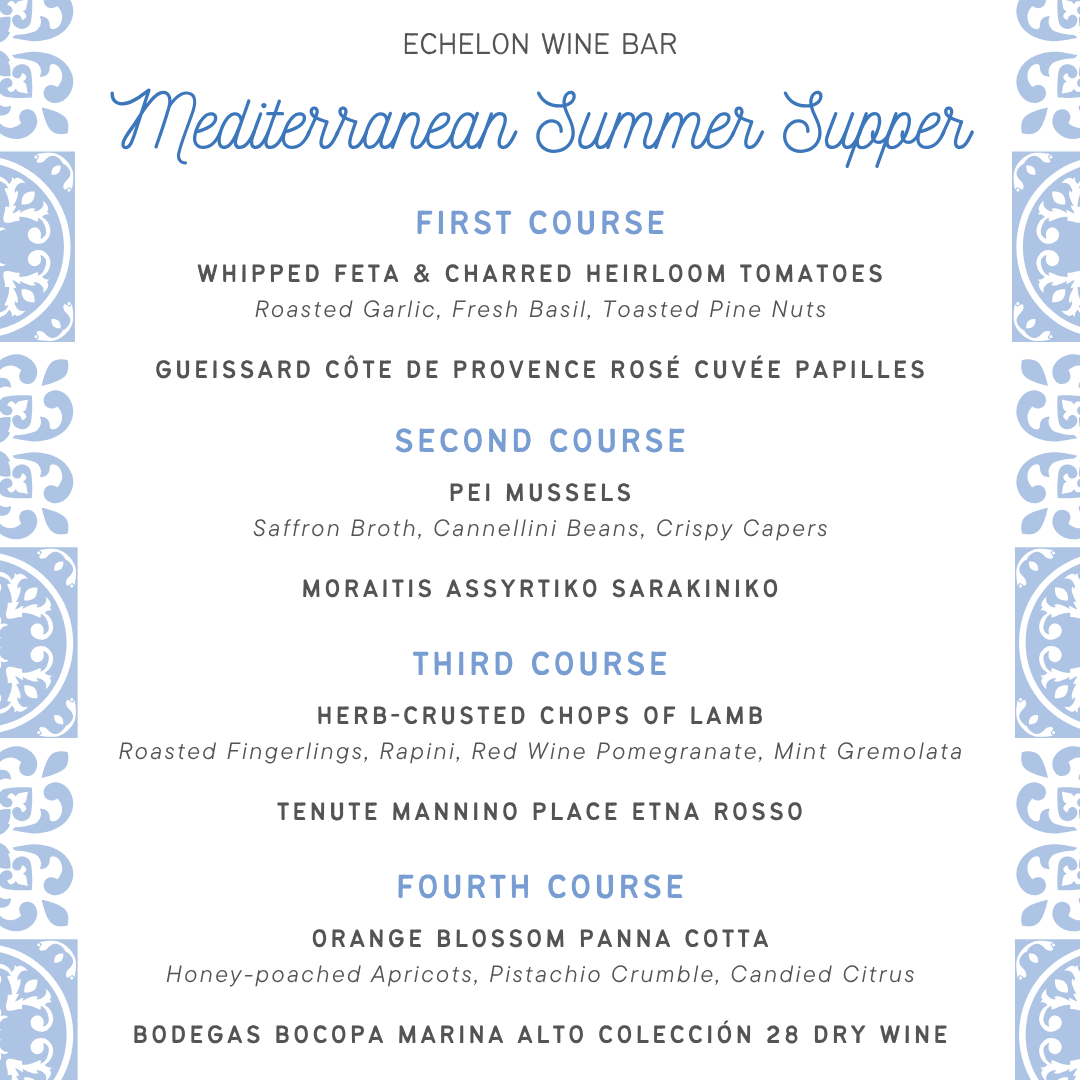 Mediterranean Summer Supper