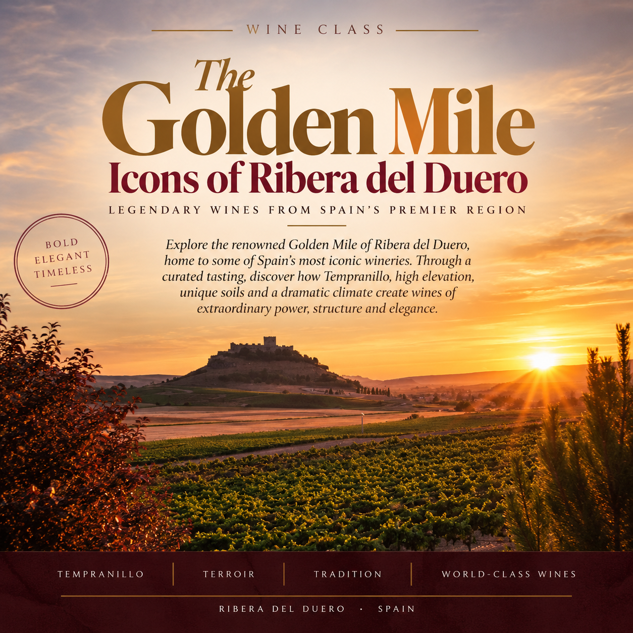 The Golden Mile: Icons of Ribera del Duero