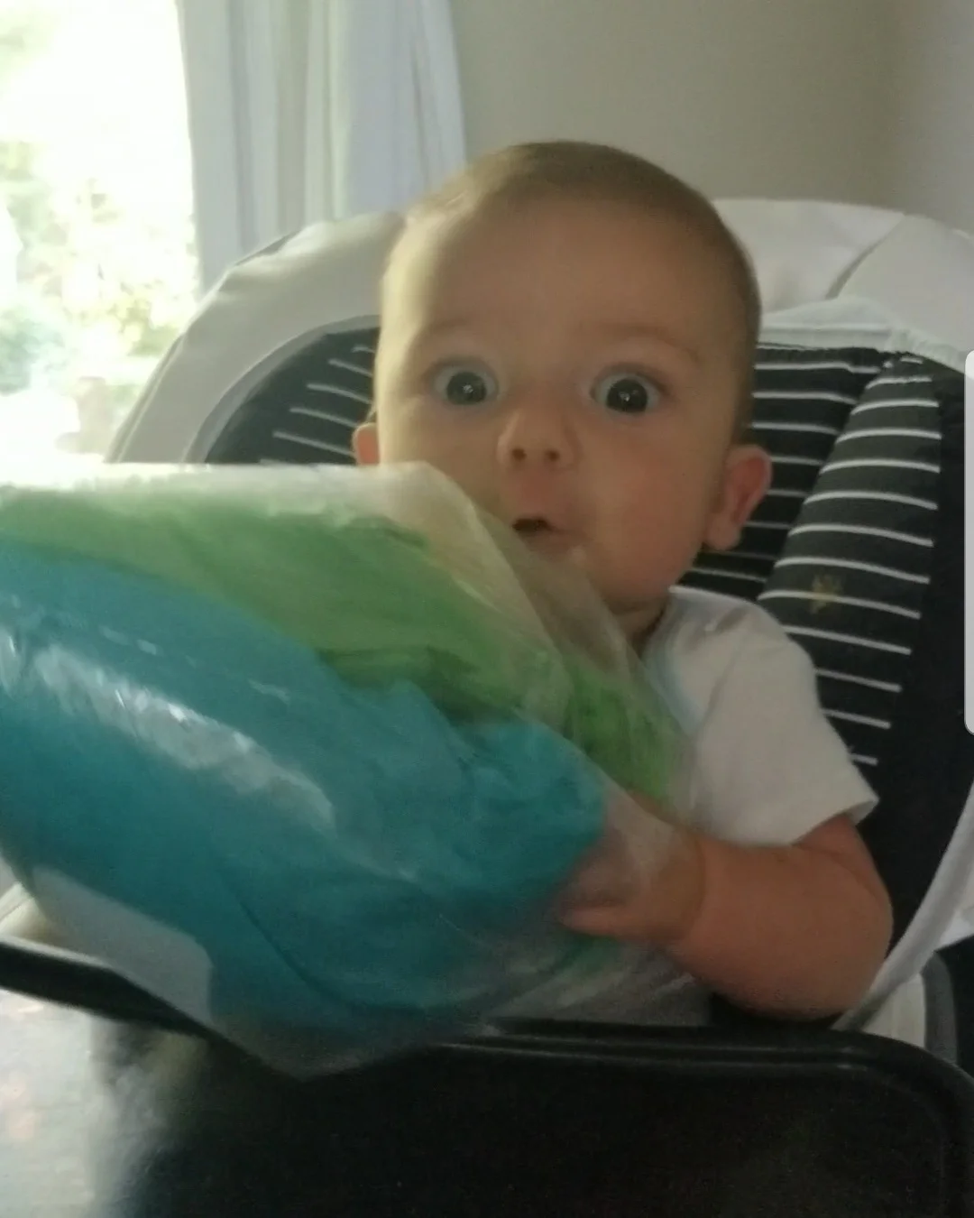 Tissue Paper Sensory Bag