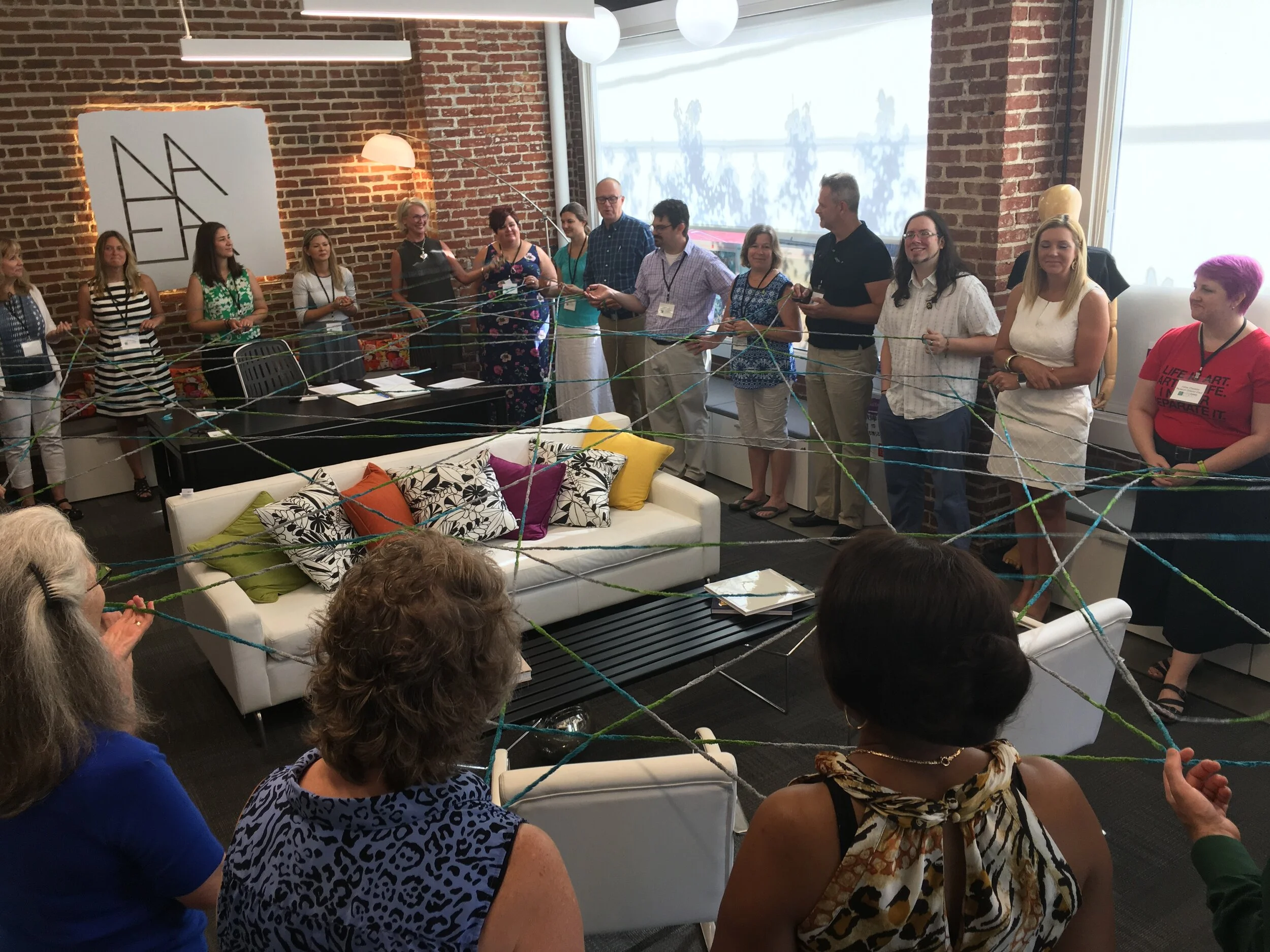 A team energizer facilitated by Lizard Brain