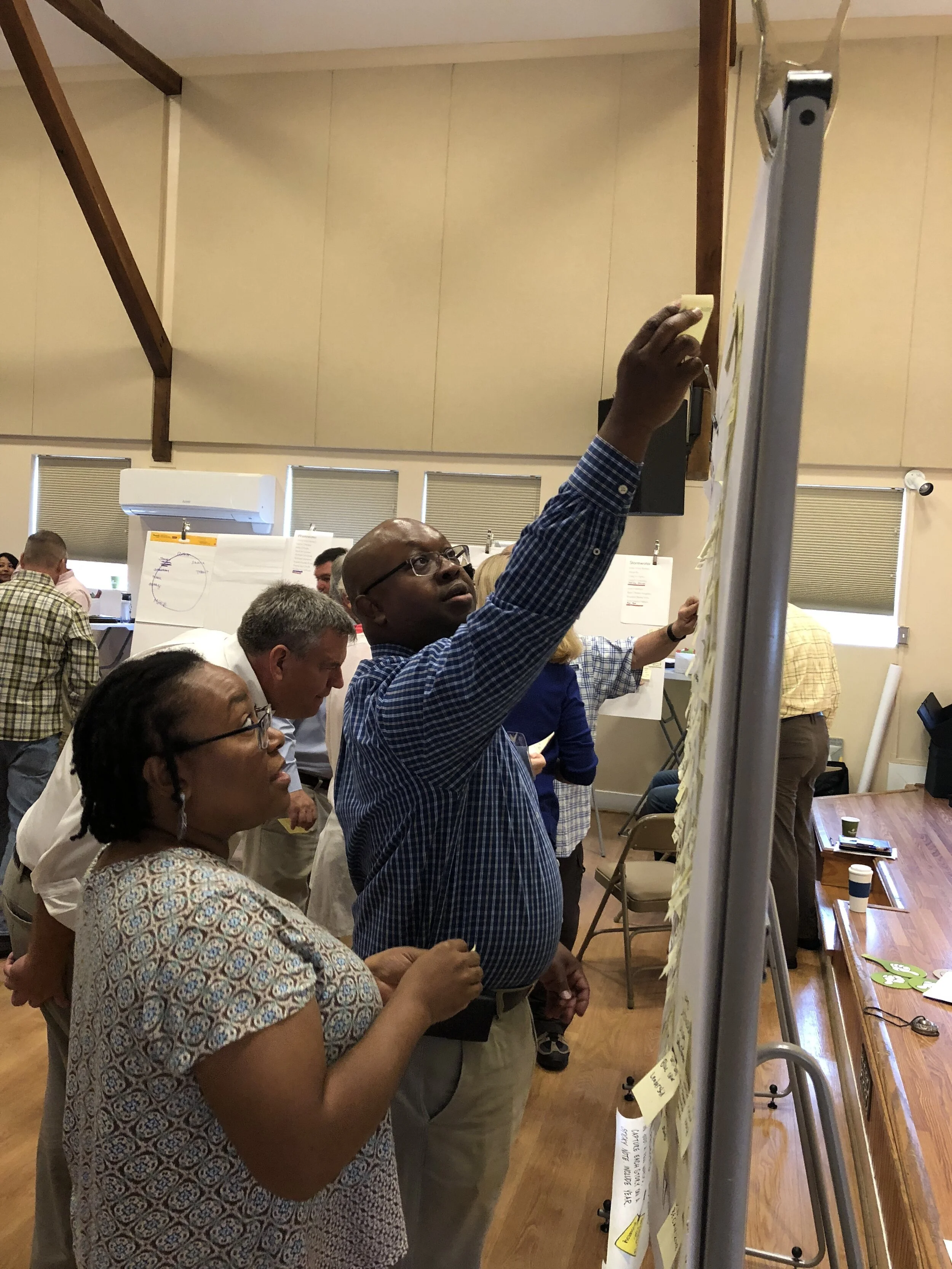 Lizard Brain visually facilitates a strategic planning session