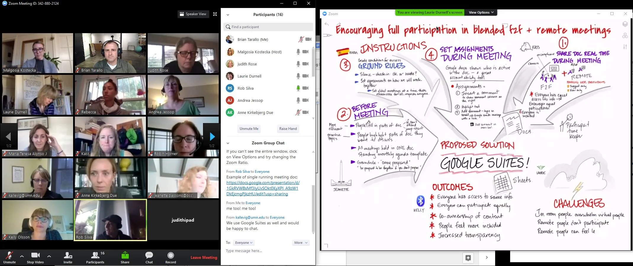 Virtual facilitation is not just presenting; it is collaborative work
