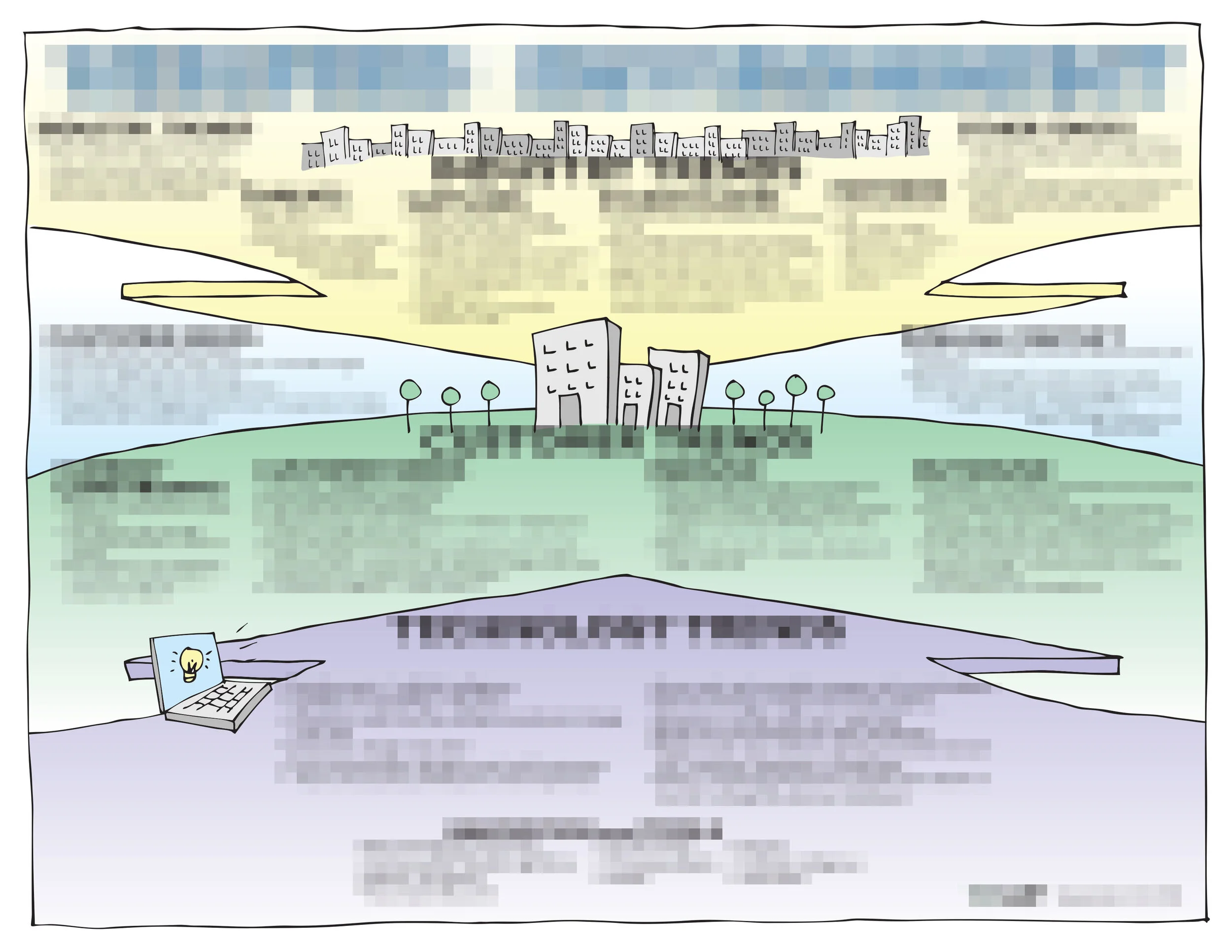 Vision maps identify trends and pressures facing an organization