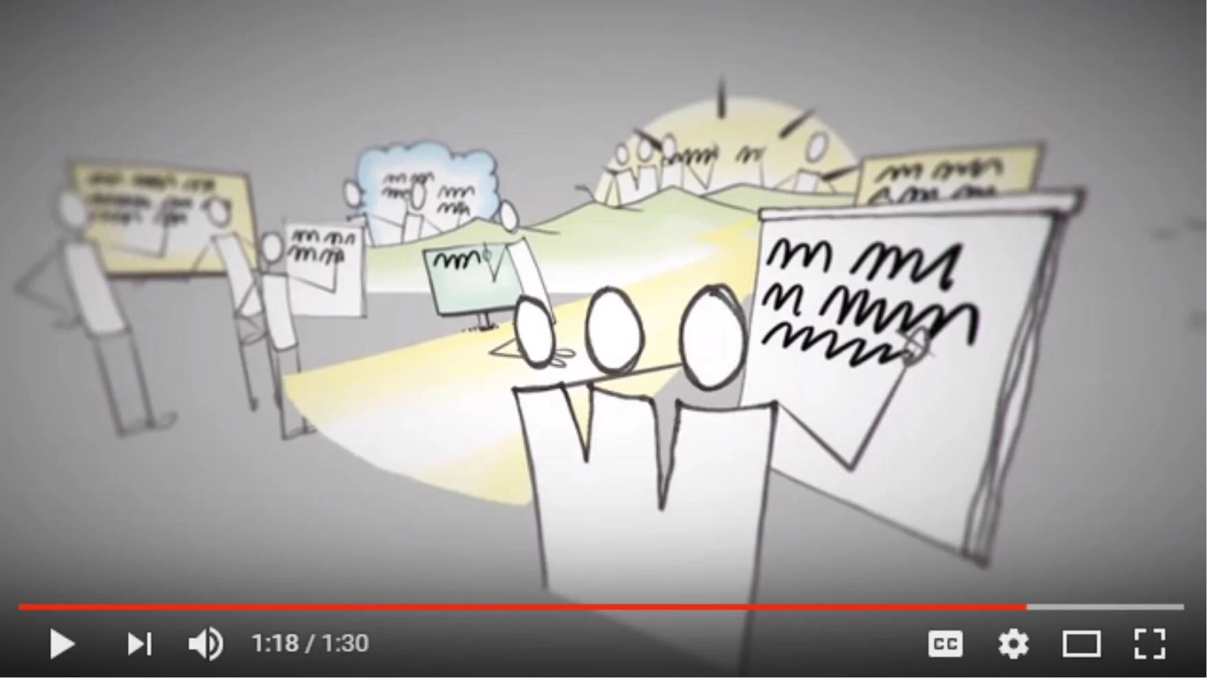 Virtual reality explainer video