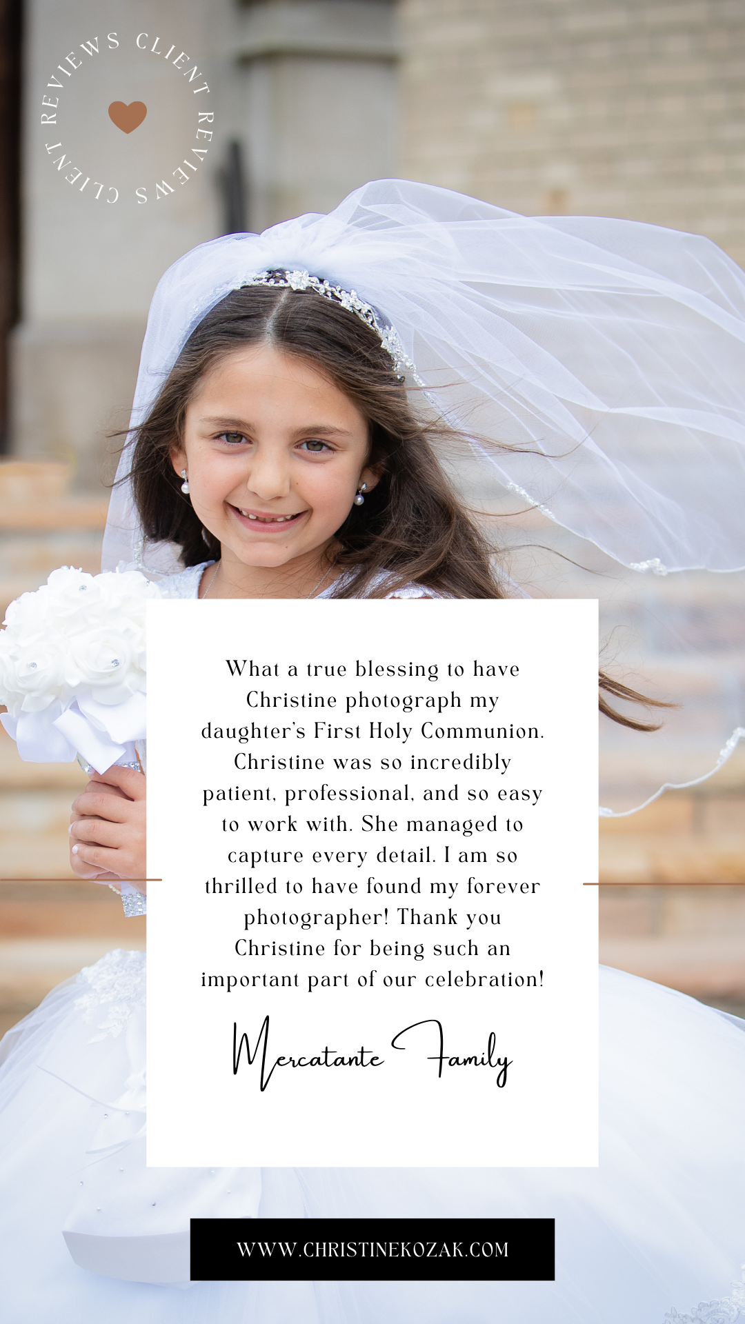 First Communion Photography