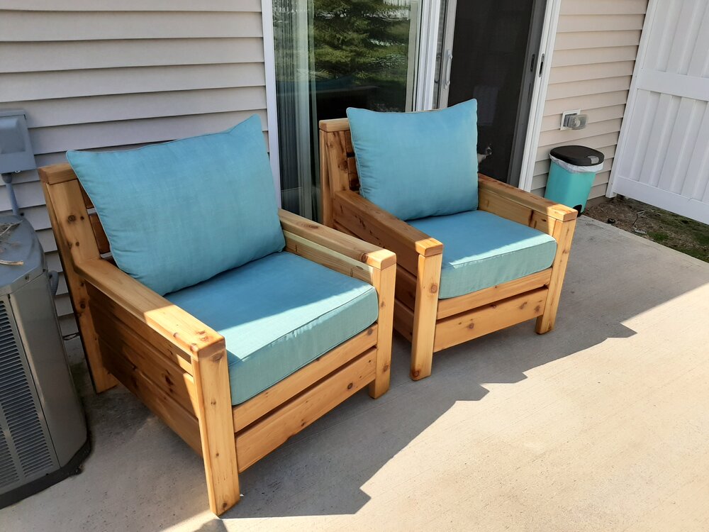 Patio Chair Single Cushion Build Plans Pdf File Instant Warren Decor Patio Chair Single Cushion Build, Diy Patio Chair Plans Pdf