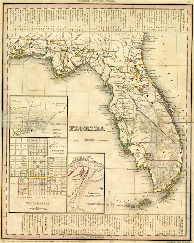 Tanner's Florida, 1833