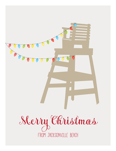 Lifeguard Merry Christmas, Tan