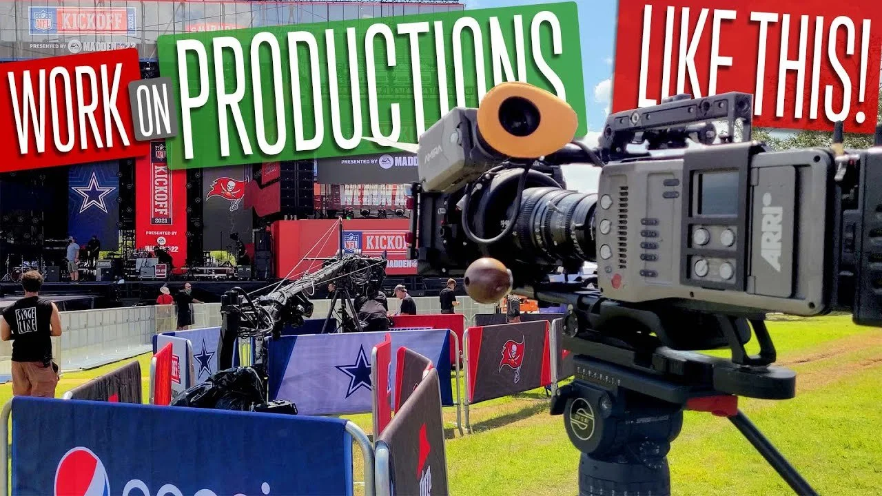 Work as a Production Assistant in TV &amp; FILM  | NFL Kickoff Experience 2021