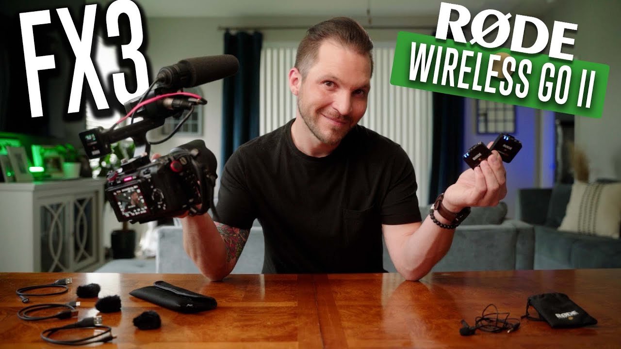 RODE Wireless GO II on the Sony FX3 XLR Audio Handle Explained