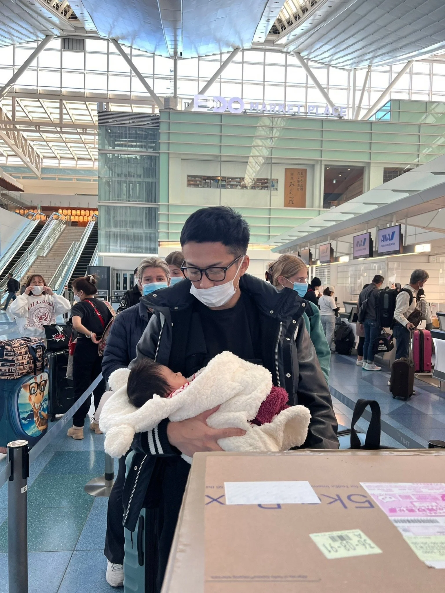 生後1ヶ月の海外挑戦