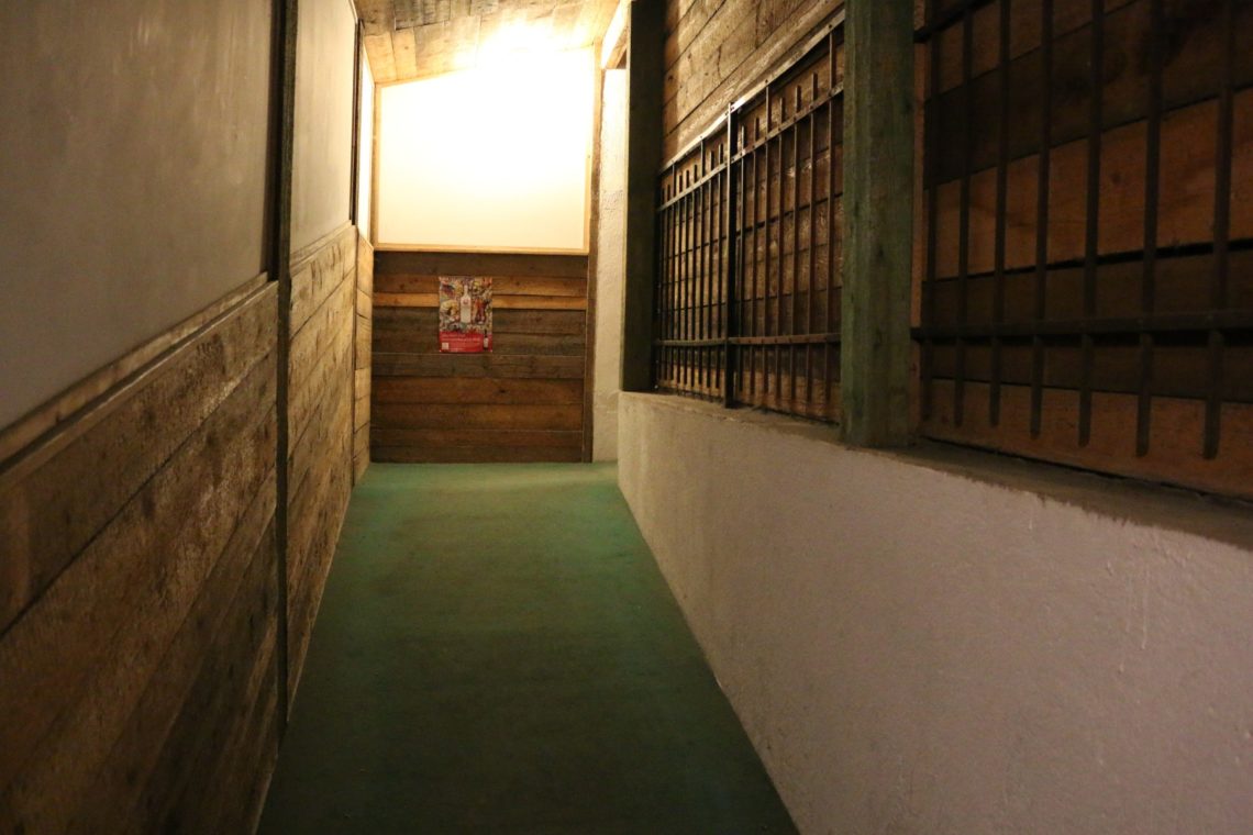 Hallway leading to the interior of Vinný sklípek U Žíznivého mnicha