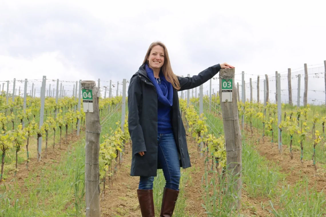 Visiting the vineyards at Vinařství Václav