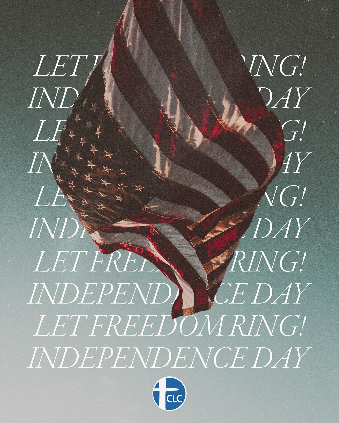 &ldquo;For the Lord is the Spirit, and wherever the Spirit of the Lord is, there is freedom.&rdquo;
‭‭2 Corinthians‬ ‭3‬:‭17‬ . ‬‬ Happy Independence Day! Pray everyone has a safe and blessed Fourth of July celebration! 🇺🇸🙏💒