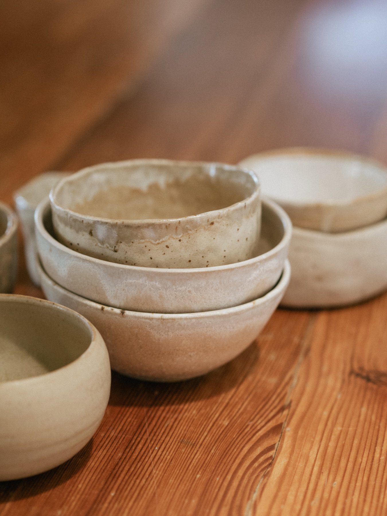 Handmade Pottery at Yoga Event in Vienna