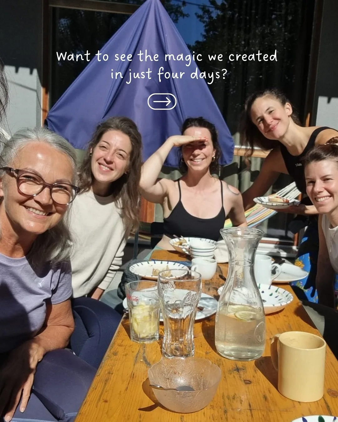 Still dreaming about our unforgettable retreat weekend in Austria⛵️🌞🪩🫂🐶🌳🌻🍝