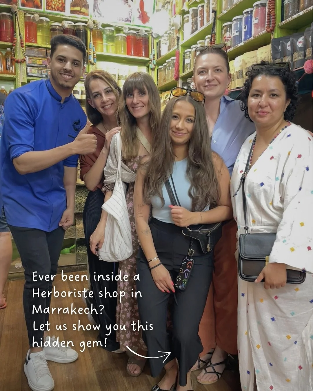We&rsquo;re heading back to Marrakech in May next year - our 4th year there! 😲
And we can&rsquo;t wait to introduce you to our all-time favorite herboriste shop 🌿

Think shelves packed with herbs, natural beauty treasures, and little plant-based ge