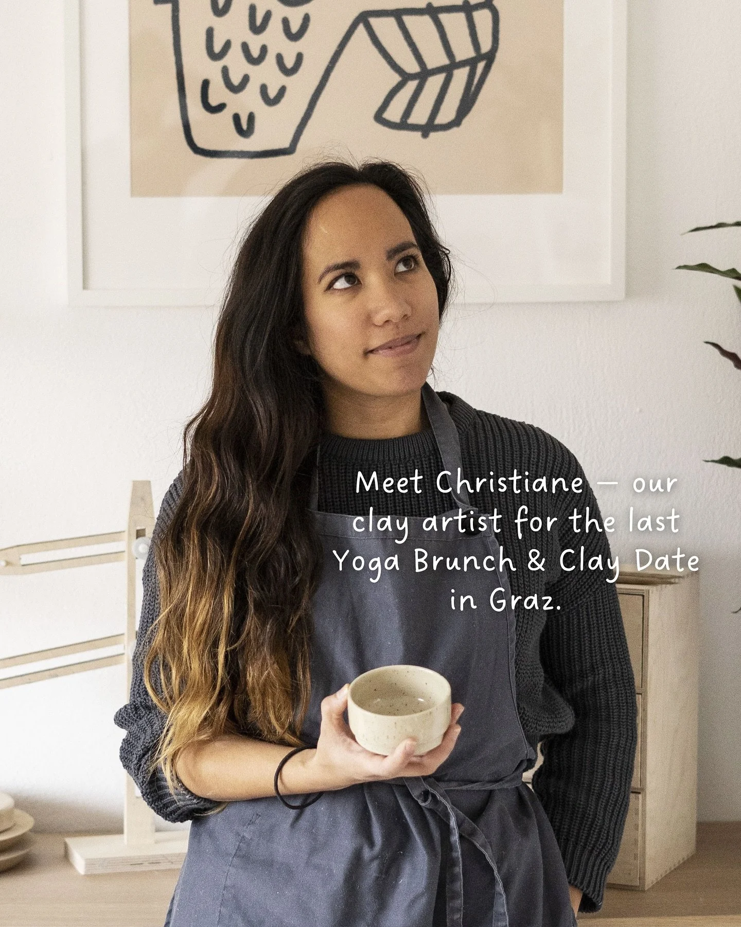 Your last chance to join our beloved Yoga Brunch &amp; Clay Date in Graz this November. Meet Christiane and create with heart &mdash; only 2 spots left.

Locations: @c110.agency &amp; @kunsthauscafe_graz ❤️&zwj;🔥
