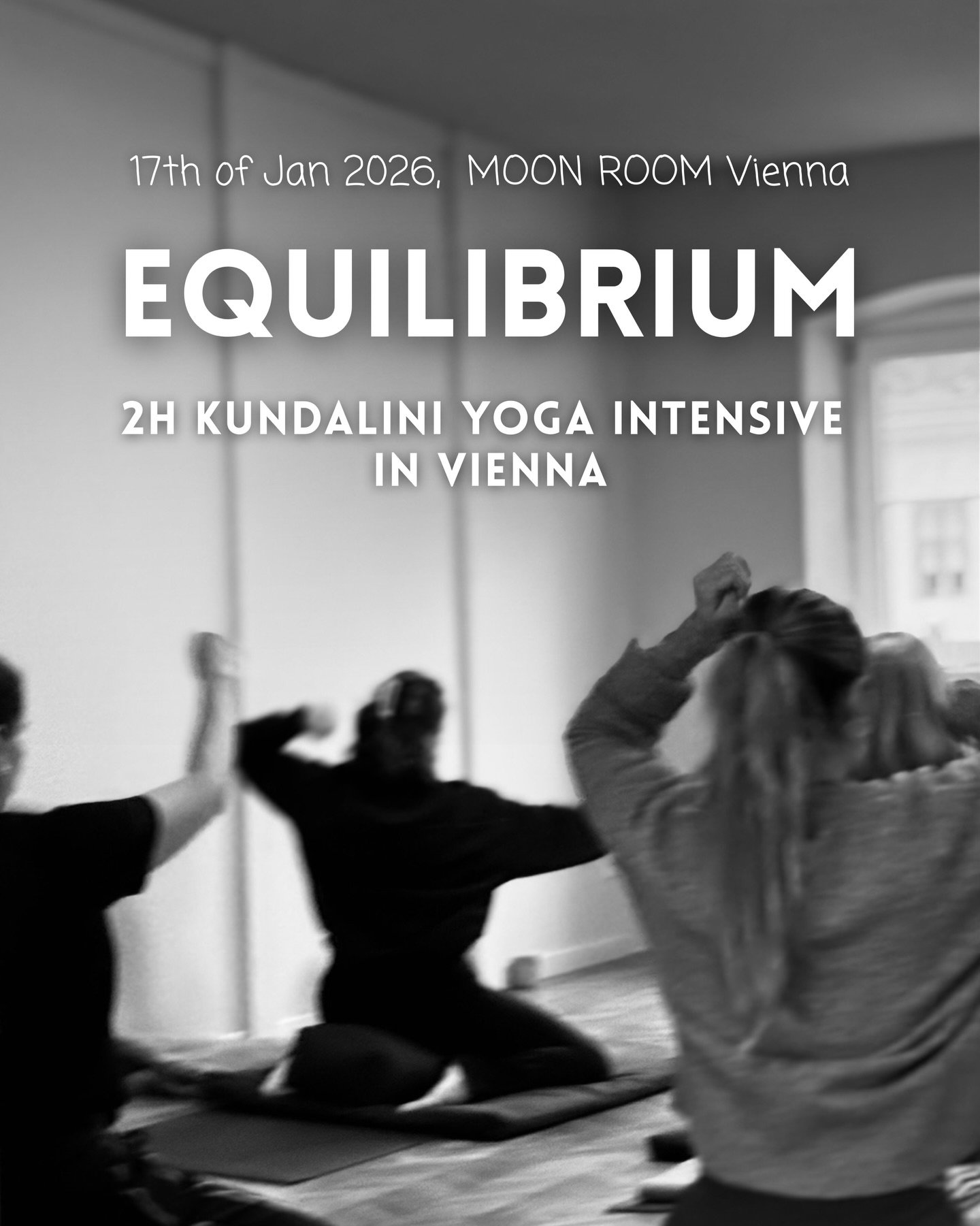 EQUILIBRIUM 🐍
 A 2-hour Kundalini Meditation Intensive ✨
On January 17, drop into a deep meditation journey designed to calm your nervous system and awaken the subtle energy within.

Andrea will guide you through a blend of Kundalini Yoga, breathwor