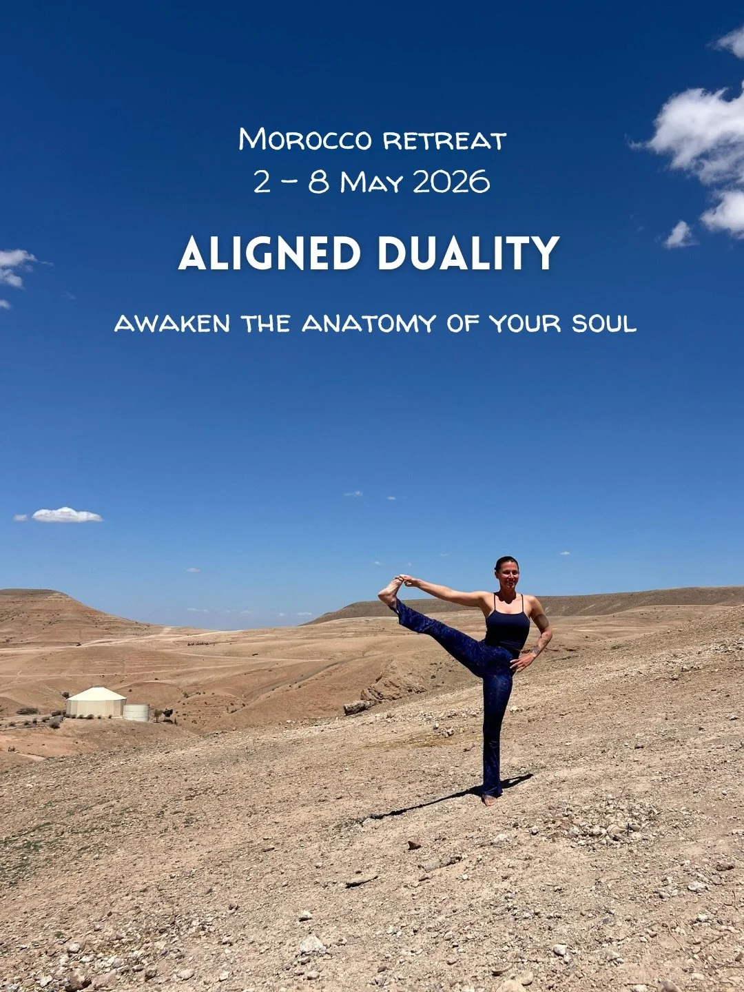 Upcoming May Retreat in Marrakech with our lovely Tina @chaga.yoga ❤️&zwj;🔥