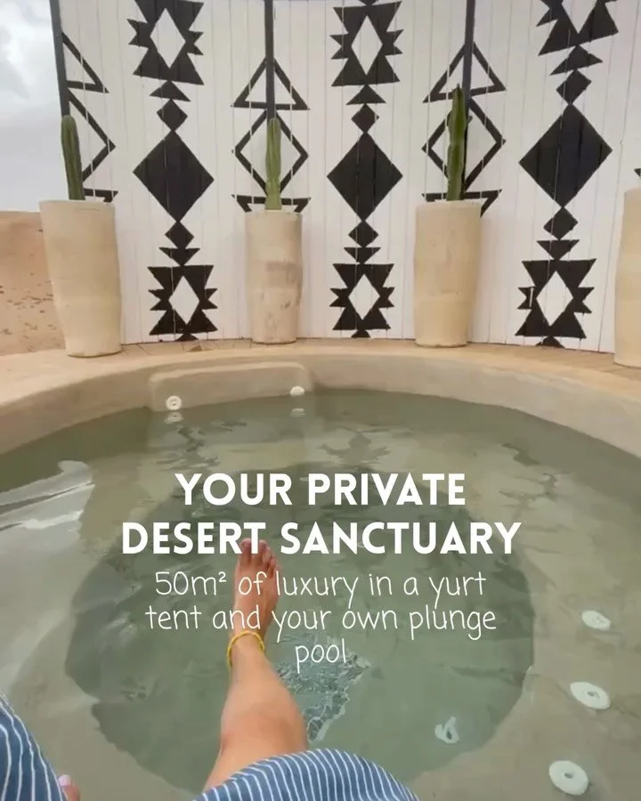 max our agafay desert dog, just shows up at our yurts @beagafay every morning, ready to pick us up for yoga - like it&rsquo;s his job hehe 🐕

we have a few may spots left btw (2 rooms for the may retreats each)

link in bio if you know you know ✨