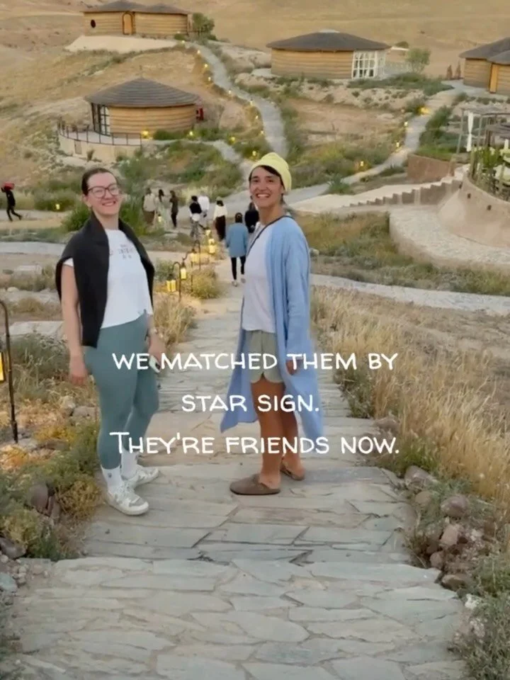 Ever been matched based on your star sign? 🔮

In 2016, for my first yoga training in Costa Rica, I was matched by star sign for my room.

I didn&rsquo;t know anyone.

Ended up moving to London to live in the apartment my roommate on the training use