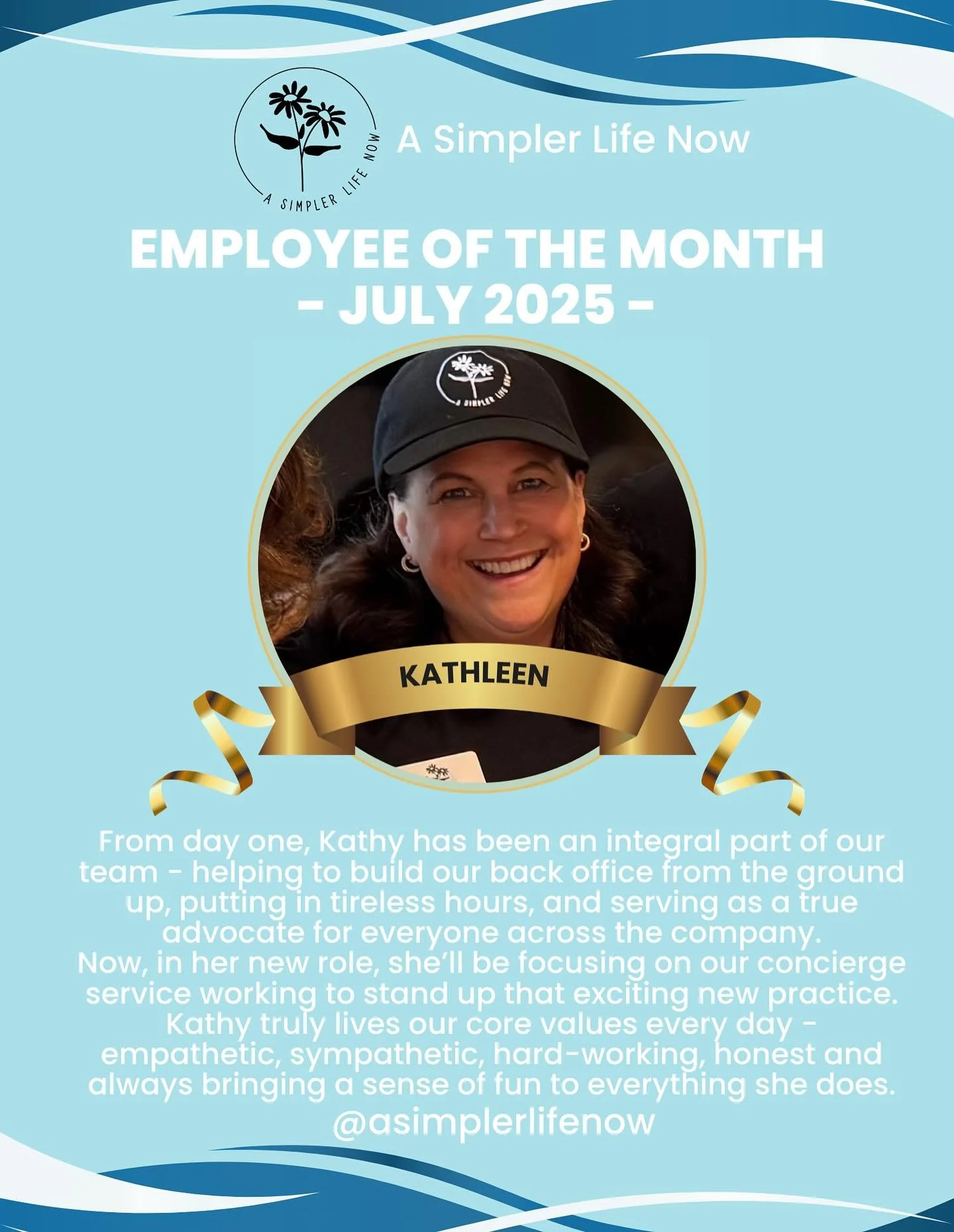 🌟 Double the dedication, double the impact! 🌟

We&rsquo;re so proud to recognize Kathleen (July 2025) and Katie (August 2025) as our Employees of the Month! 💙

Kathleen has been a driving force behind the scenes, building our back office from the 